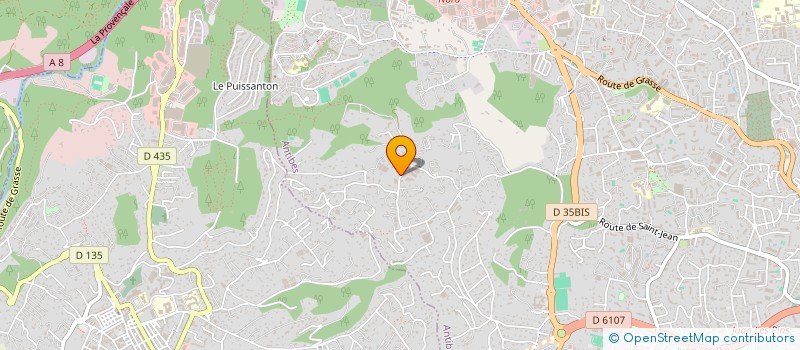 localisation de l'entreprise MONSIEUR TONY FALLARA  ANTIBES