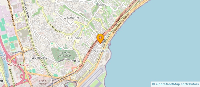 localisation de l'entreprise MONSIEUR TONY FARINA à NICE