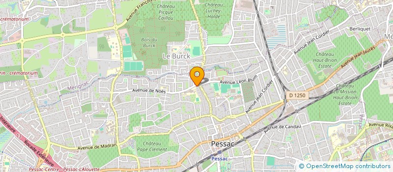 localisation de l'entreprise MONSIEUR TONY FASSOLIS  PESSAC