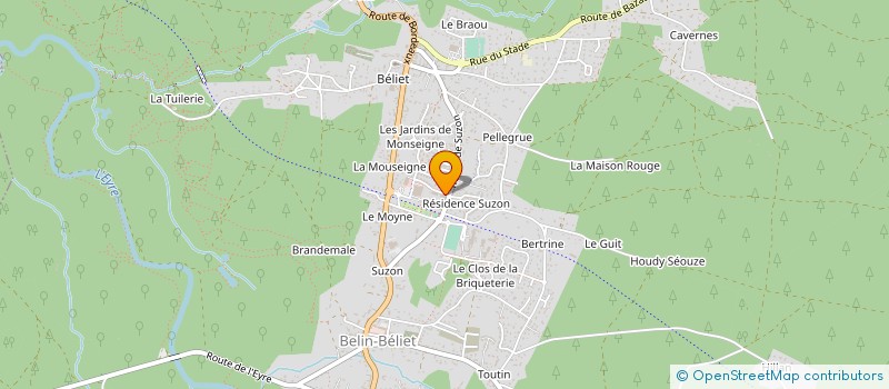 localisation de l'entreprise MONSIEUR TONY FAUMONT à BELIN-BELIET