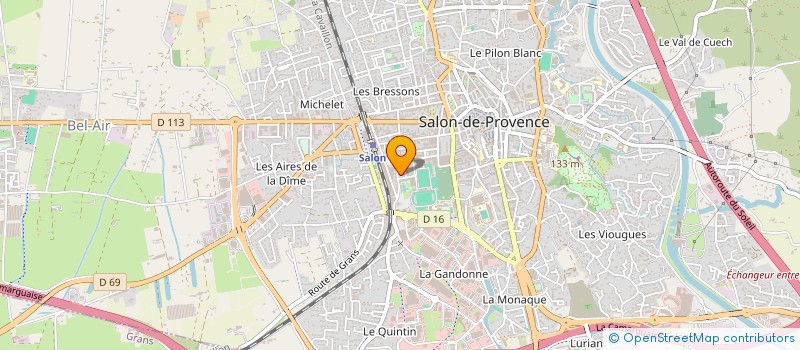 localisation de l'entreprise MONSIEUR TONY FENIELLO  SALON-DE-PROVENCE