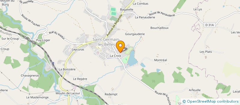 localisation de l'entreprise MONSIEUR TONY FERNANDES  MAGNAC-BOURG