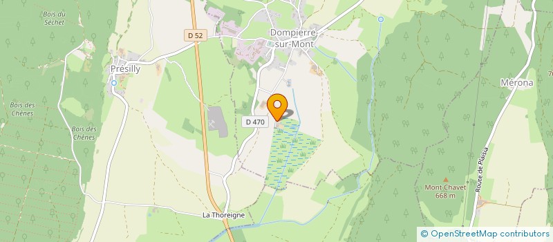 localisation de l'entreprise MONSIEUR TONY FERNANDEZ à DOMPIERRE-SUR-MONT