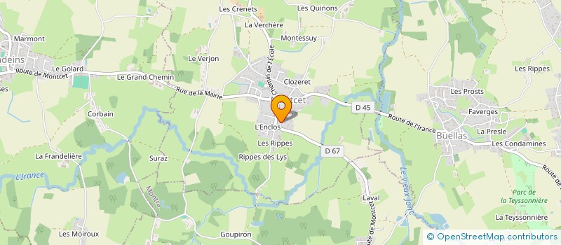 localisation de l'entreprise MONSIEUR TONY FERREIRA à MONTCET