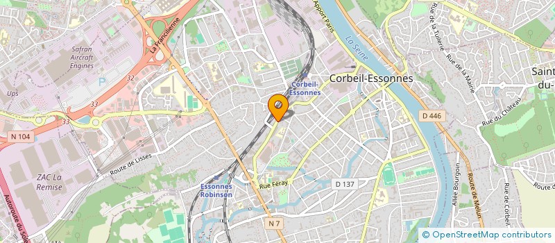 localisation de l'entreprise MONSIEUR TONY FERREIRA à CORBEIL-ESSONNES