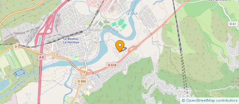 localisation de l'entreprise MONSIEUR TONY FERRER  LE BOULOU