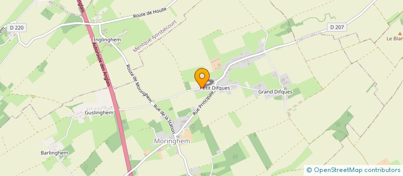 localisation de l'entreprise MONSIEUR TONY FEVRIER  MORINGHEM