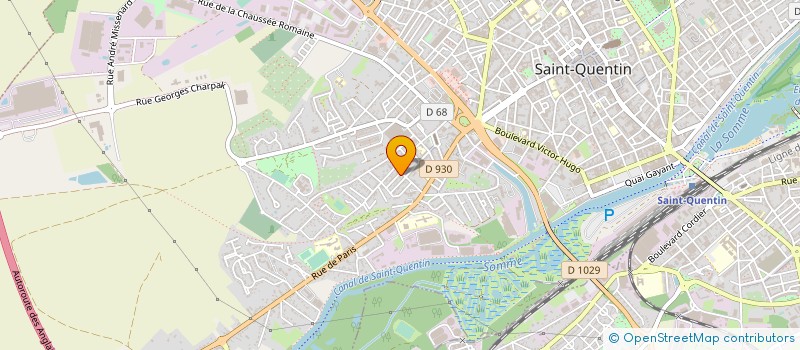 localisation de l'entreprise MONSIEUR TONY FILIERI à SAINT-QUENTIN