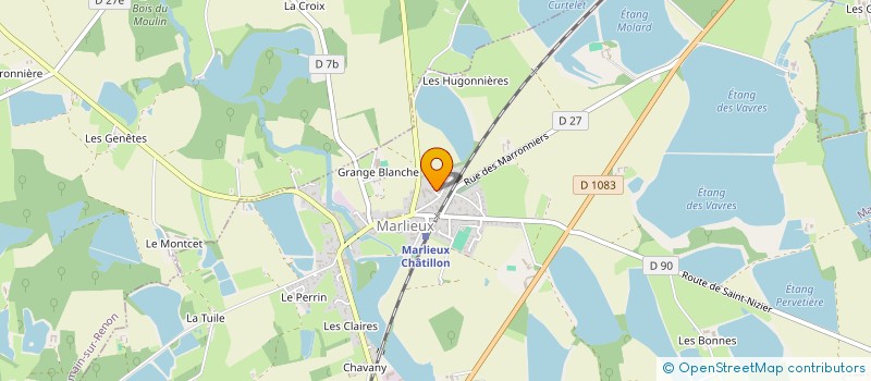 localisation de l'entreprise MONSIEUR TONY FILLARDET à MARLIEUX