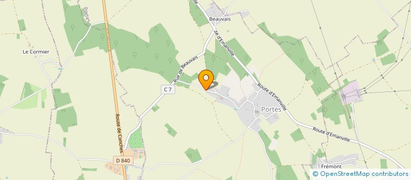 localisation de l'entreprise MONSIEUR TONY FLAMAND  PORTES