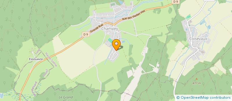 localisation de l'entreprise MONSIEUR TONY FLEURY  CHAMPEY