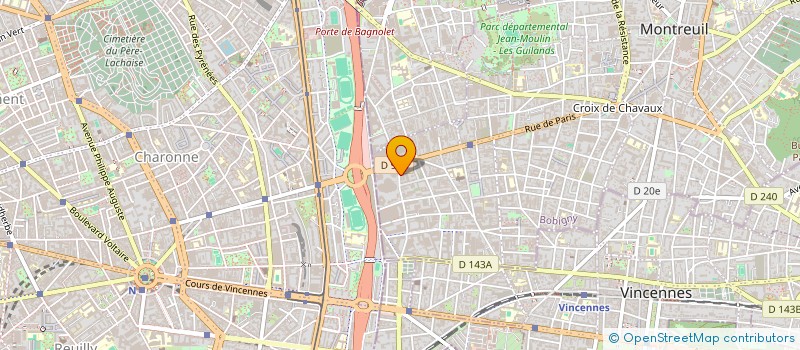 localisation de l'entreprise MONSIEUR TONY FOGLIA  MONTREUIL