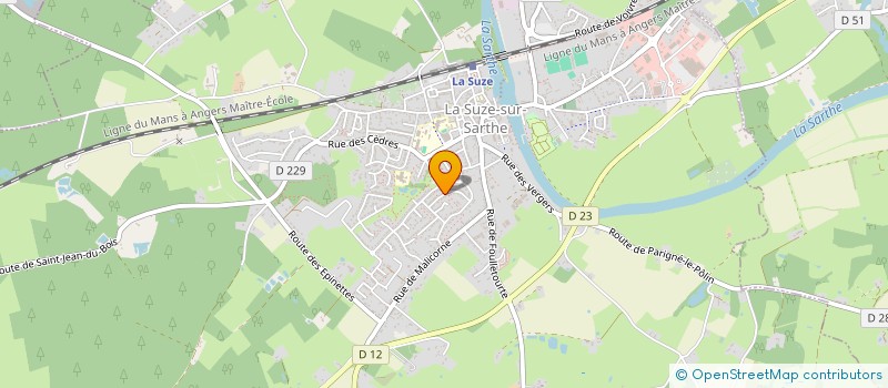 localisation de l'entreprise MONSIEUR TONY FOLLIOT  CHEMIRE-LE-GAUDIN