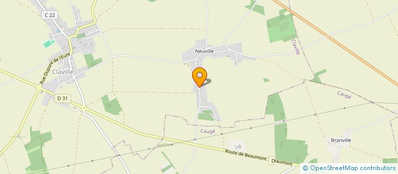 localisation de l'entreprise MONSIEUR TONY FRANCO FUSTER  CLAVILLE