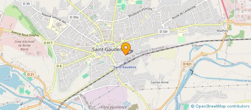 localisation de l'entreprise MONSIEUR TONY GABARRE  SAINT-GAUDENS