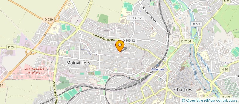 localisation de l'entreprise MONSIEUR TONY GABILLARD à MAINVILLIERS