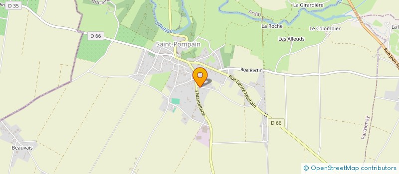 localisation de l'entreprise MONSIEUR TONY GACHIGNARD  SAINT-POMPAIN