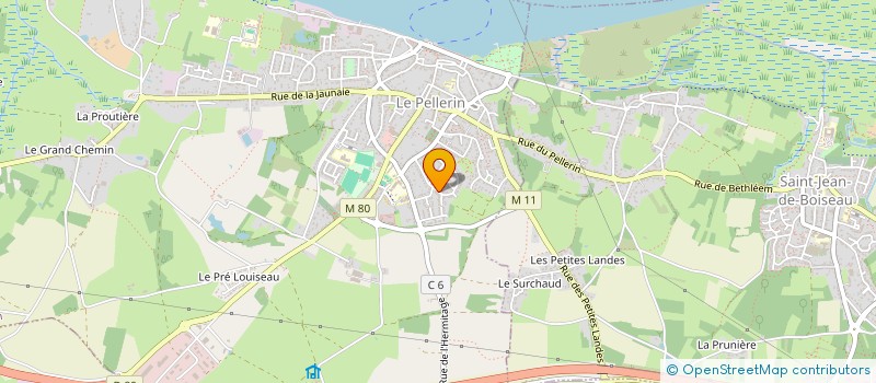 localisation de l'entreprise MONSIEUR TONY GATINE  LE PELLERIN