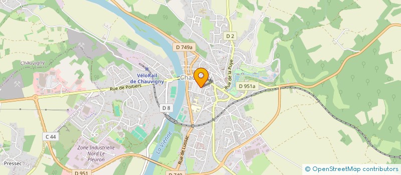 localisation de l'entreprise MONSIEUR TONY GAUDIN  CHAUVIGNY