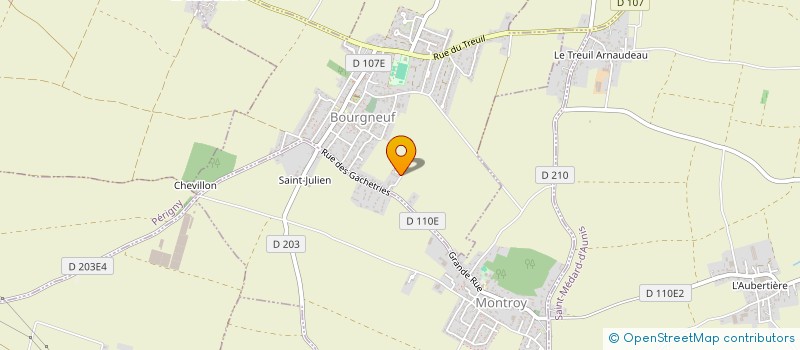 localisation de l'entreprise MONSIEUR TONY GAUTREAU  BOURGNEUF