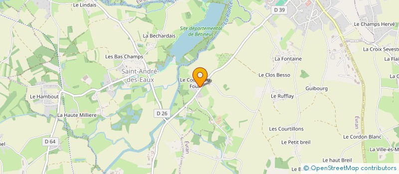 localisation de l'entreprise MONSIEUR TONY GENGEMBRE  PRIZIAC