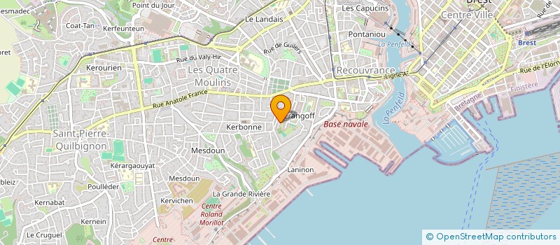 localisation de l'entreprise MONSIEUR TONY GERARDIN à BREST