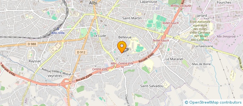 localisation de l'entreprise MONSIEUR TONY GIGOT à ALBI