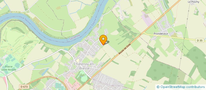 localisation de l'entreprise MONSIEUR TONY GIL  CHATENOY-EN-BRESSE