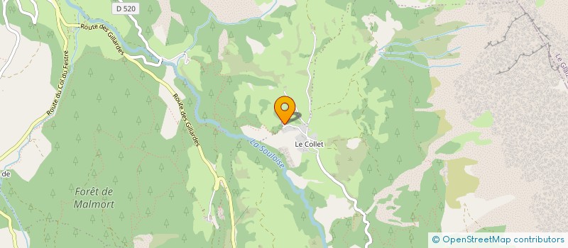 localisation de l'entreprise MONSIEUR TONY GILLET  DEVOLUY