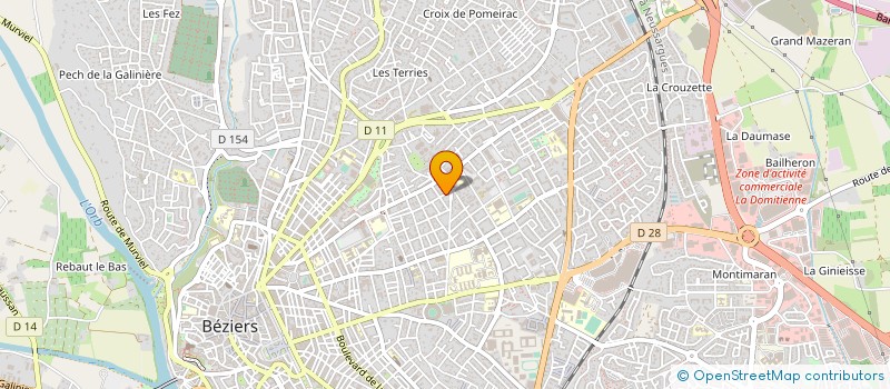 localisation de l'entreprise MONSIEUR TONY GIMENEZ à BEZIERS