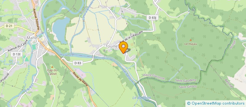 localisation de l'entreprise MONSIEUR TONY GIMENEZ  SALIES-DU-SALAT