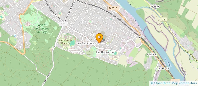 localisation de l'entreprise MONSIEUR TONY GIMPEL  VERNON