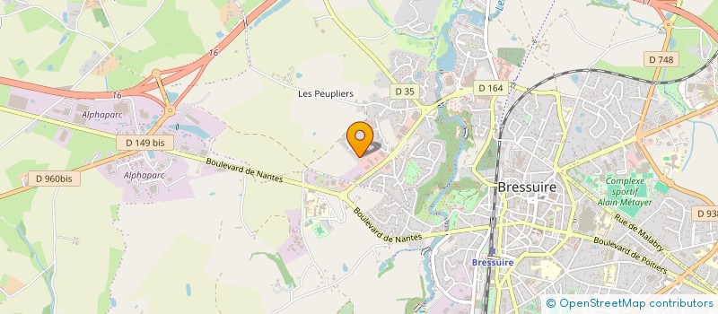 localisation de l'entreprise MONSIEUR TONY GLOTIN  BRESSUIRE