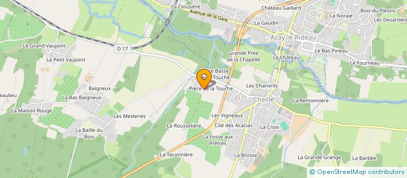 localisation de l'entreprise MONSIEUR TONY GONCALVES à AZAY-LE-RIDEAU