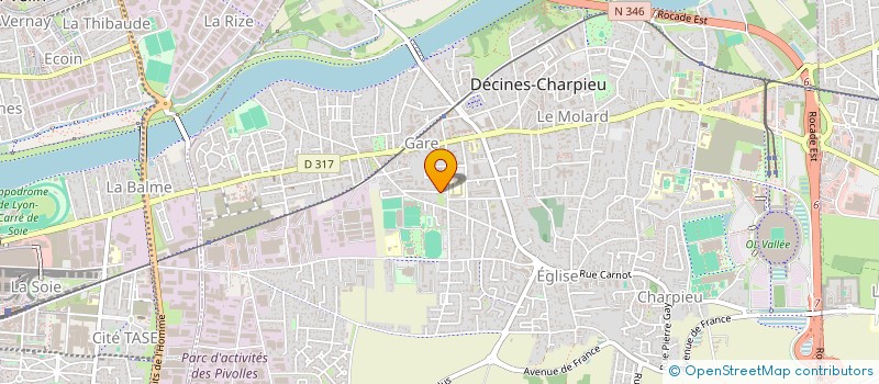 localisation de l'entreprise MONSIEUR TONY GONCALVES  DECINES-CHARPIEU