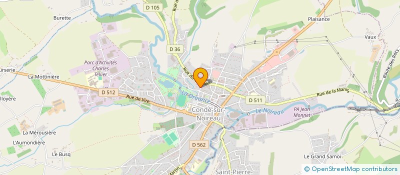 localisation de l'entreprise MONSIEUR TONY GOSSELIN  CONDE-EN-NORMANDIE