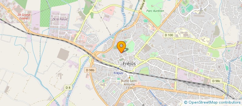 localisation de l'entreprise MONSIEUR TONY GOULLIART à FREJUS