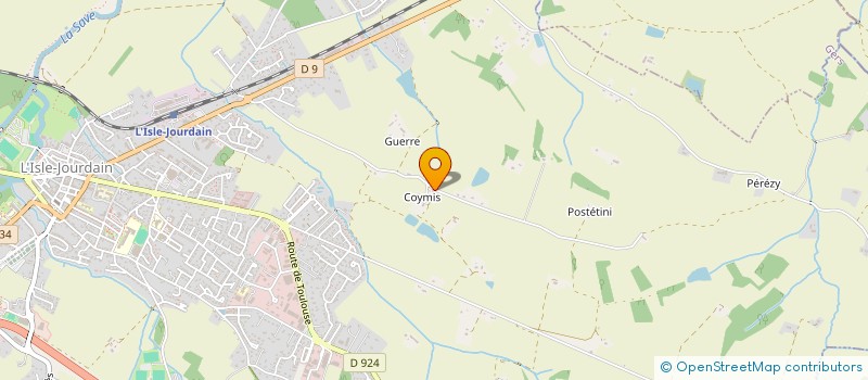 localisation de l'entreprise MONSIEUR TONY GRACIAS  L'ISLE-JOURDAIN