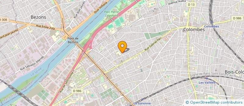 localisation de l'entreprise MONSIEUR TONY GRIECO  COLOMBES