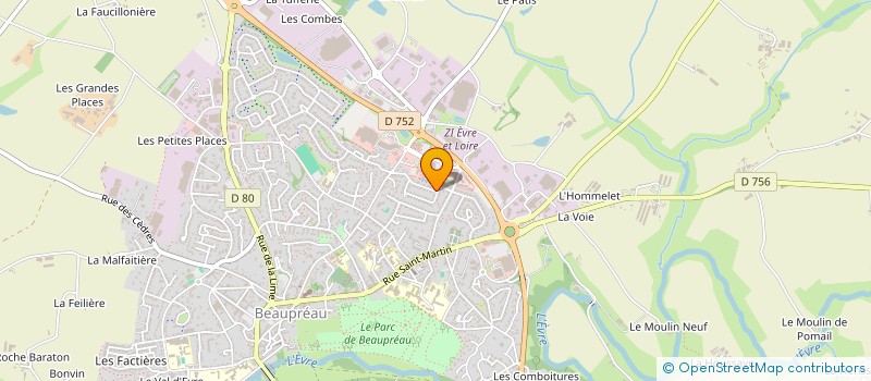 localisation de l'entreprise MONSIEUR TONY GRIMAUD à BEAUPREAU-EN-MAUGES