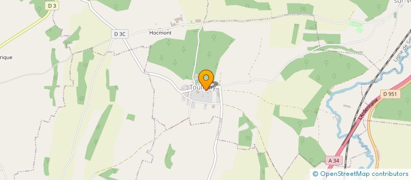 localisation de l'entreprise MONSIEUR TONY GRITTI  TOULIGNY