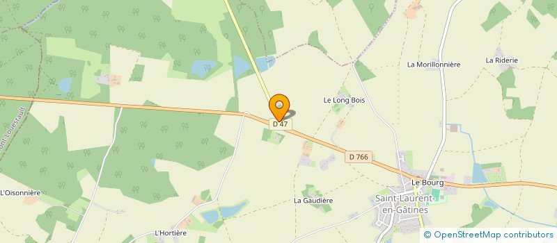 localisation de l'entreprise MONSIEUR TONY GUENAULT  SAINT-LAURENT-EN-GATINES