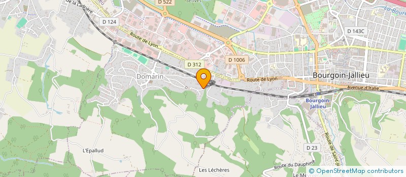 localisation de l'entreprise MONSIEUR TONY GUGLIELMETTO  DOMARIN