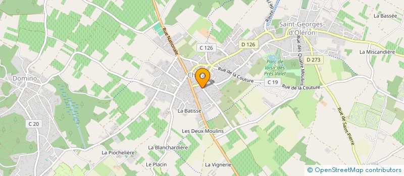 localisation de l'entreprise MONSIEUR TONY GUIBERTEAU à SAINT-GEORGES-D'OLERON