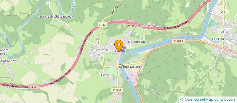 localisation de l'entreprise MONSIEUR TONY GUICHOUX à NEUVILLE-SUR-AIN