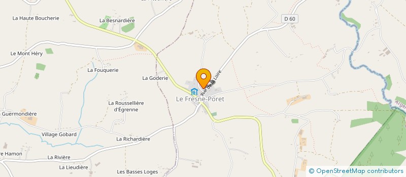 localisation de l'entreprise MONSIEUR TONY HALL  LE FRESNE-PORET