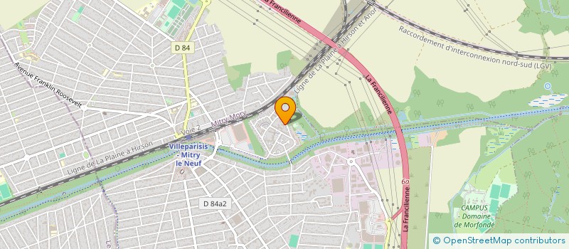 localisation de l'entreprise MONSIEUR TONY HARICOT  VILLEPARISIS