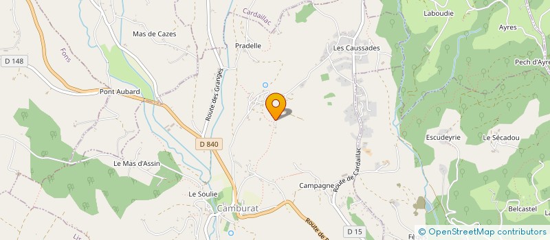 localisation de l'entreprise MONSIEUR TONY HEBERT à CAMBURAT