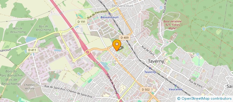 localisation de l'entreprise MONSIEUR TONY HEDREUL à TAVERNY