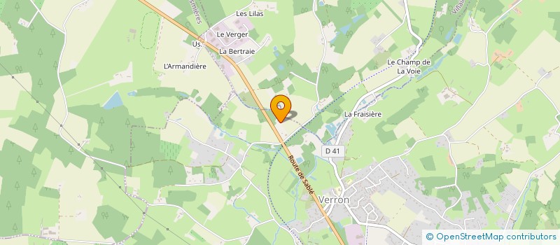 localisation de l'entreprise MONSIEUR TONY HELFRICH  LA FLECHE